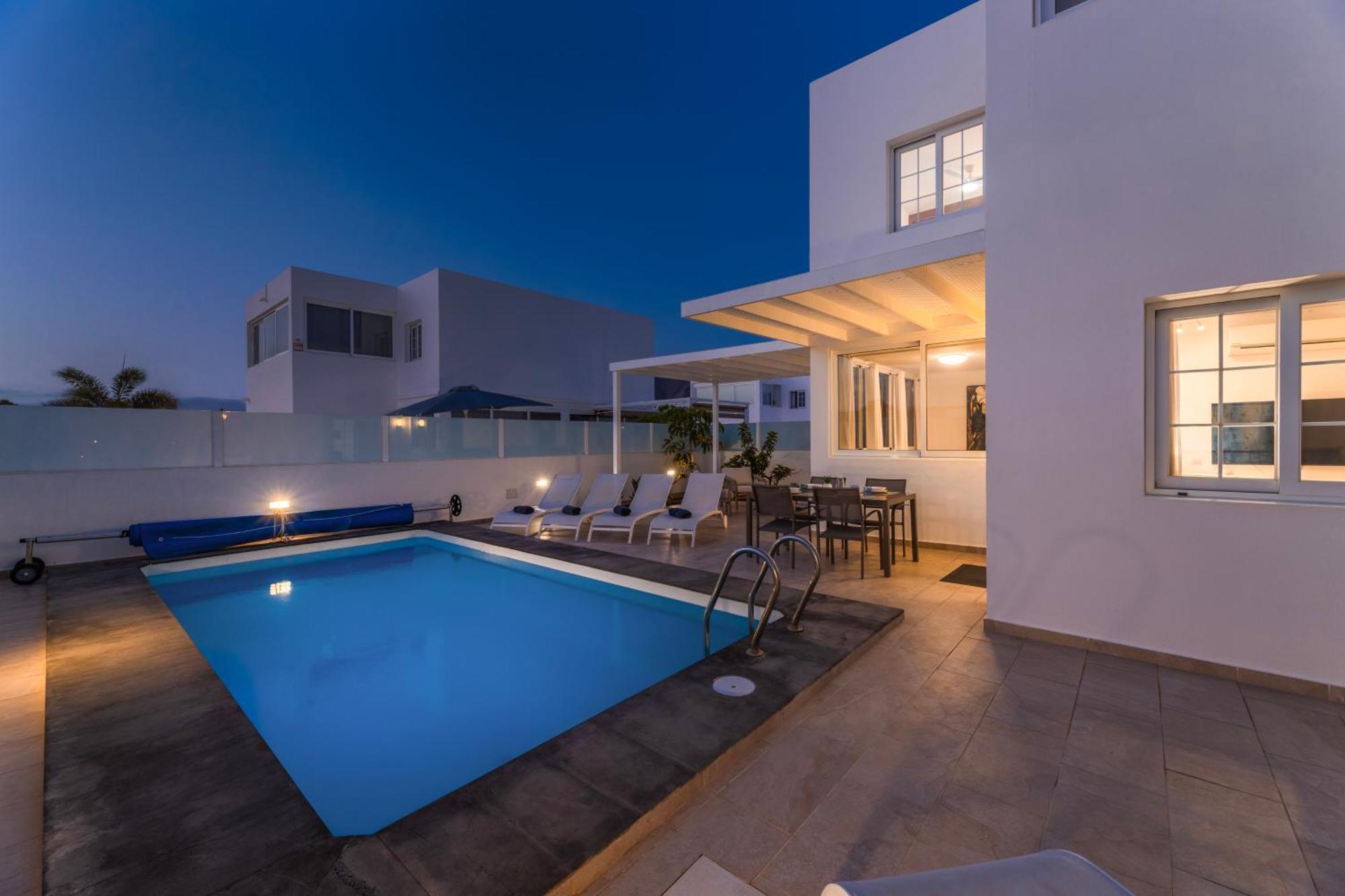 Villa Atlantica - Heated Pool In Playa Blanca Exterior foto