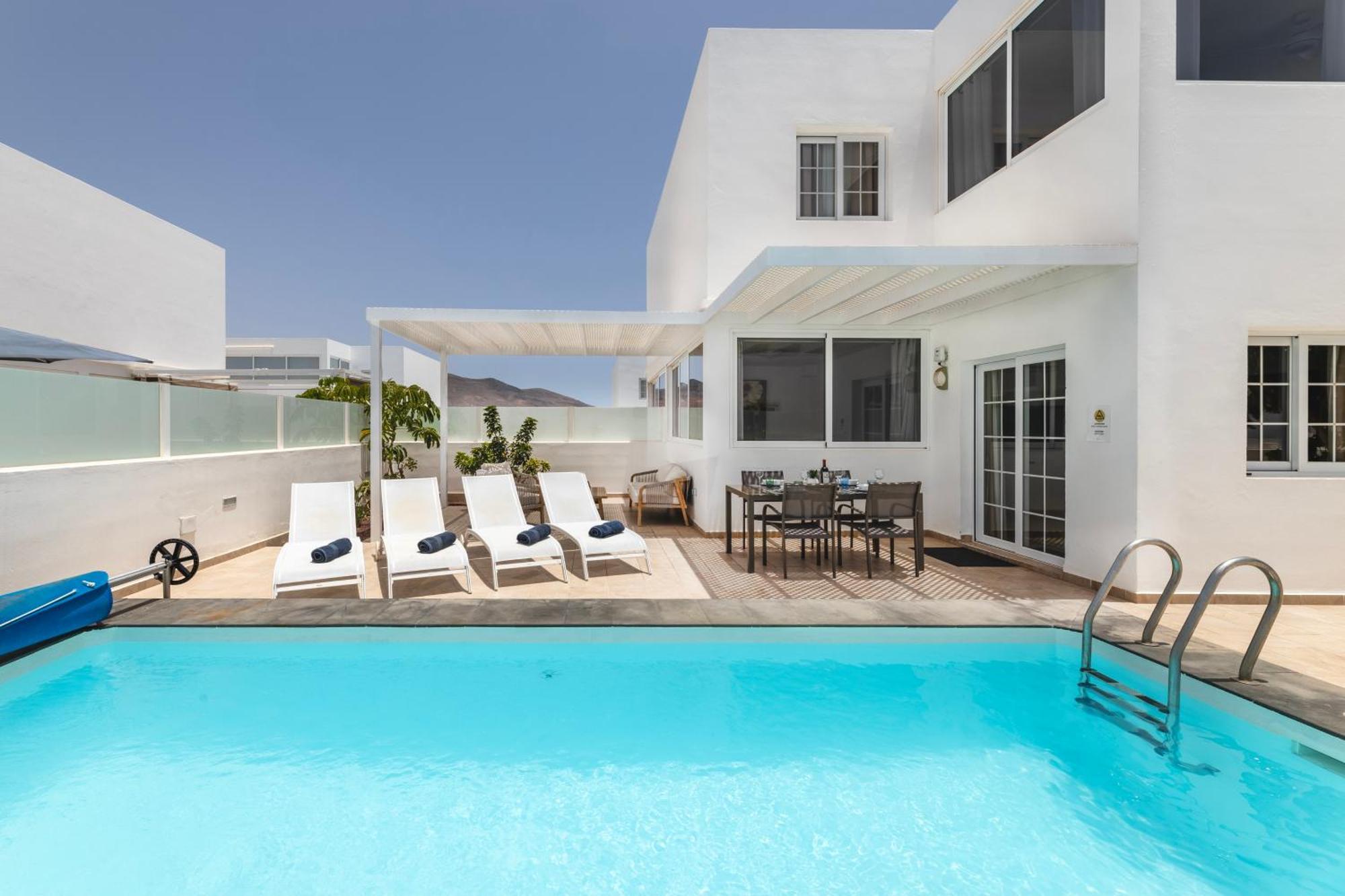 Villa Atlantica - Heated Pool In Playa Blanca Exterior foto